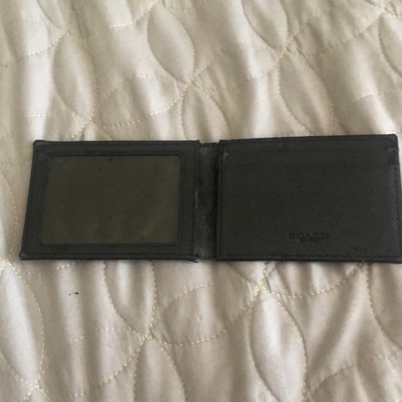 Other - Black COACH mens wallet